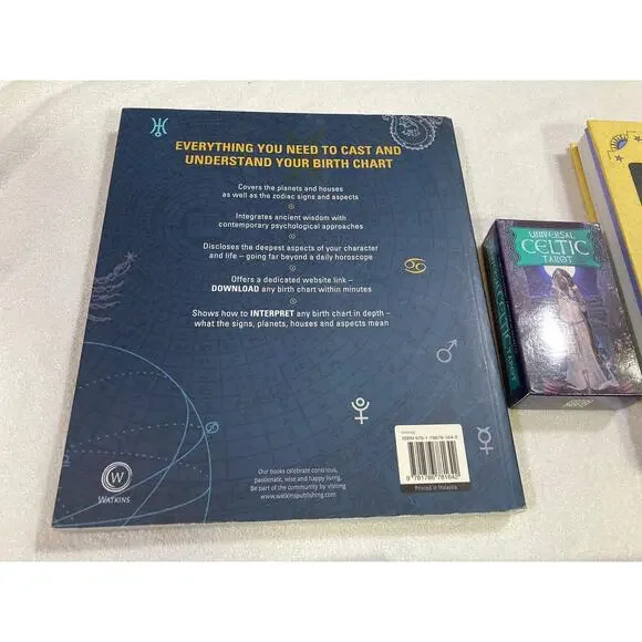 Book Bundle Tarot Astrology Dream Power Palmistry Herbalism W/ Tarot Deck Poster - Picture 11 of 16